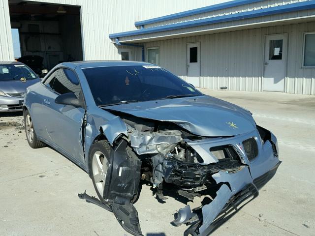 1G2ZH361374133098 - 2007 PONTIAC G6 GT BLUE photo 1