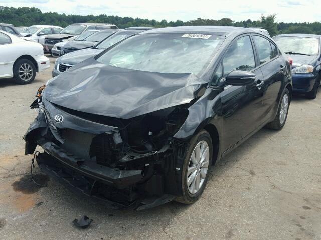 KNAFX4A64G5574708 - 2016 KIA FORTE BLACK photo 2