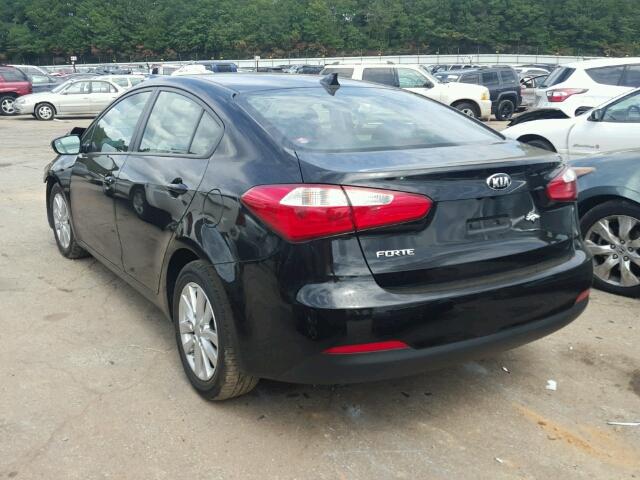 KNAFX4A64G5574708 - 2016 KIA FORTE BLACK photo 3