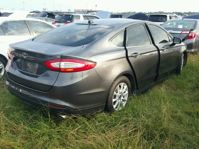 3FA6P0G79FR213245 - 2015 FORD FUSION S CHARCOAL photo 4