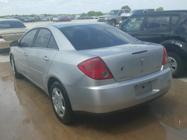 1G2ZF58B174193730 - 2007 PONTIAC G6 VALUE L SILVER photo 3