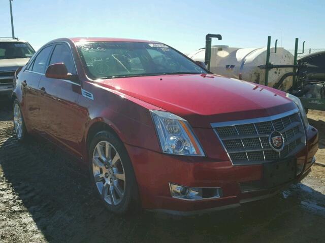 1G6DP57VX80148148 - 2008 CADILLAC CTS RED photo 1