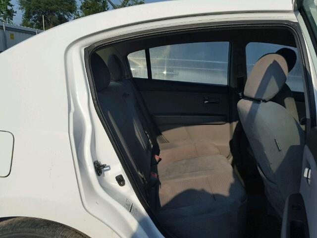 3N1AB61E78L624925 - 2008 NISSAN SENTRA 2.0 WHITE photo 6