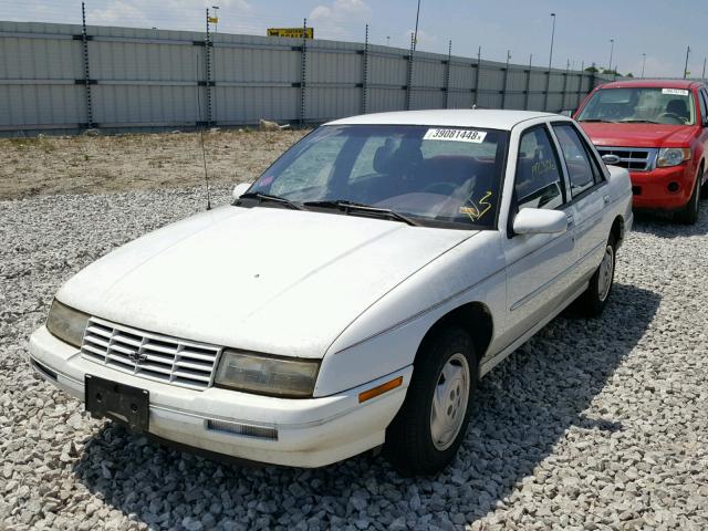 1G1LD55MXSY316982 - 1995 CHEVROLET CORSICA WHITE photo 2