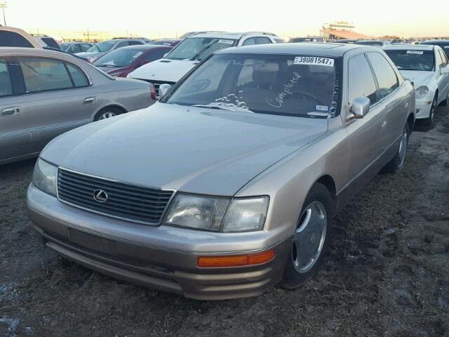 JT8BH28F7V0097998 - 1997 LEXUS LS BEIGE photo 2