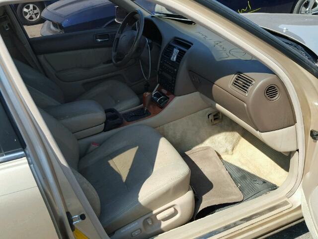 JT8BH28F7V0097998 - 1997 LEXUS LS BEIGE photo 5