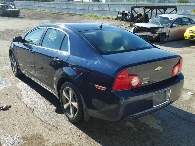 1G1ZC5E11BF268609 - 2011 CHEVROLET MALIBU 1LT 蓝色 照片 3
