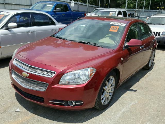 1G1ZK57758F265919 - 2008 CHEVROLET MALIBU LTZ წითელი ფოტო 2