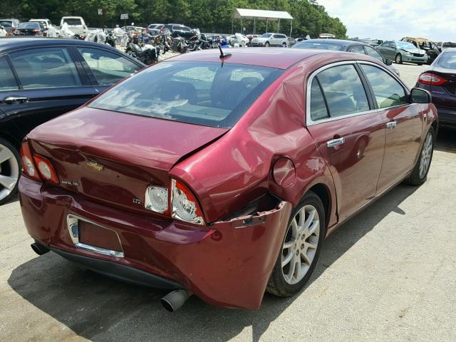 1G1ZK57758F265919 - 2008 CHEVROLET MALIBU LTZ წითელი ფოტო 4