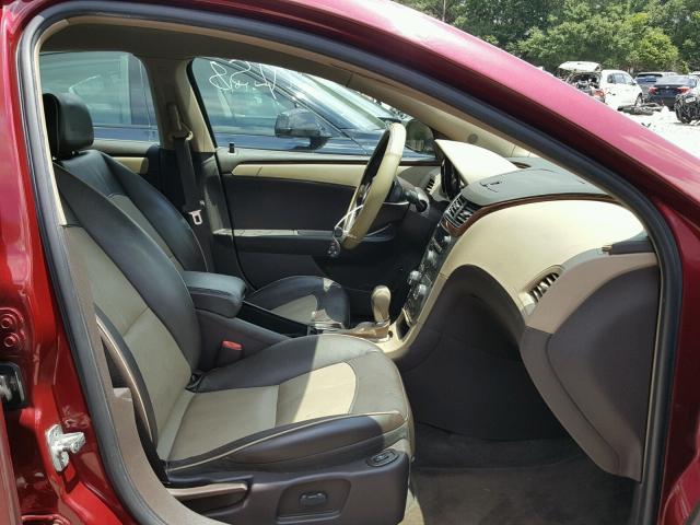 1G1ZK57758F265919 - 2008 CHEVROLET MALIBU LTZ წითელი ფოტო 5