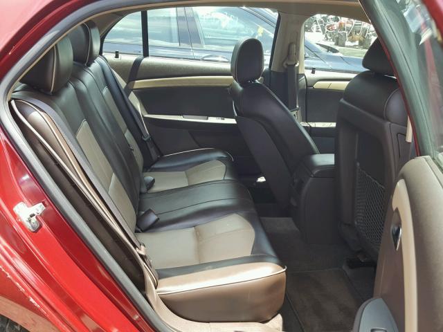 1G1ZK57758F265919 - 2008 CHEVROLET MALIBU LTZ წითელი ფოტო 6