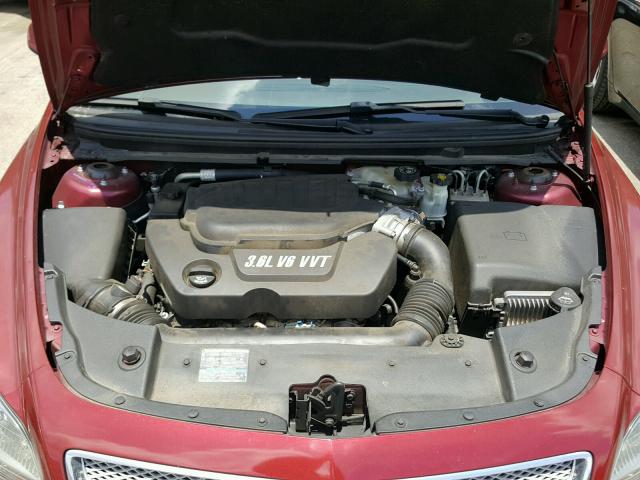 1G1ZK57758F265919 - 2008 CHEVROLET MALIBU LTZ წითელი ფოტო 7