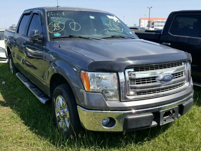 1FTEW1CM3DFC56676 - 2013 FORD F150 SILVER photo 1