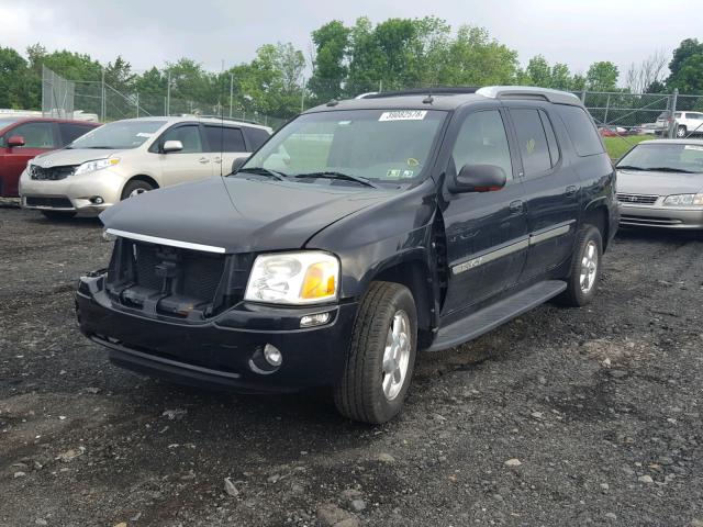 1GKET12P246184233 - 2004 GMC ENVOY XUV BLACK photo 2