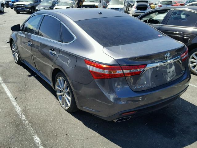 4T1BK1EB5EU083231 - 2014 TOYOTA AVALON BAS GRAY photo 3