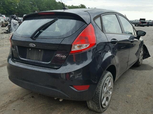 3FADP4FJ5BM205050 - 2011 FORD FIESTA SES BLACK photo 4