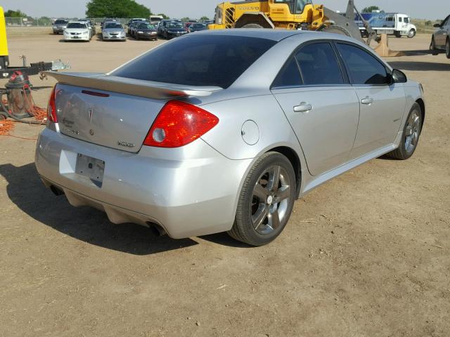 1G2ZM577684160792 - 2008 PONTIAC G6 GXP SILVER photo 4