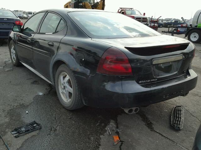 2G2WP522041146849 - 2004 PONTIAC GRAND PRIX BLACK photo 3