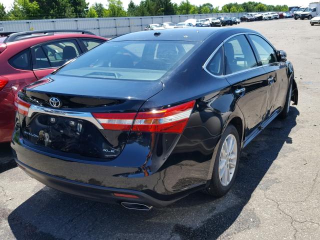 4T1BK1EB2FU143774 - 2015 TOYOTA AVALON XLE BLACK photo 4