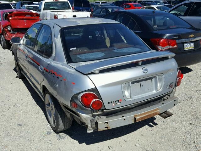 3N1AB51A32L729282 - 2002 NISSAN SENTRA SE- SILVER photo 3