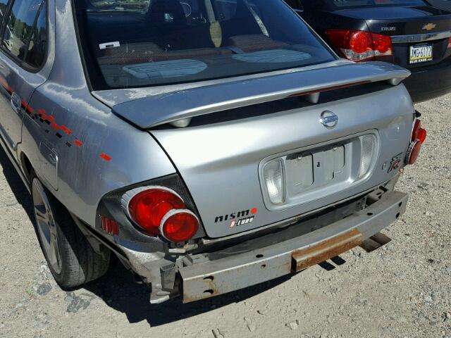 3N1AB51A32L729282 - 2002 NISSAN SENTRA SE- SILVER photo 9