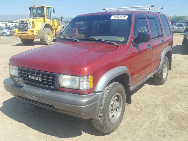 JACDJ58V6T7909429 - 1996 ISUZU TROOPER S MAROON photo 2