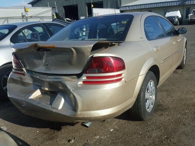 1B3EJ46U81N598557 - 2001 DODGE STRATUS SE TAN photo 4