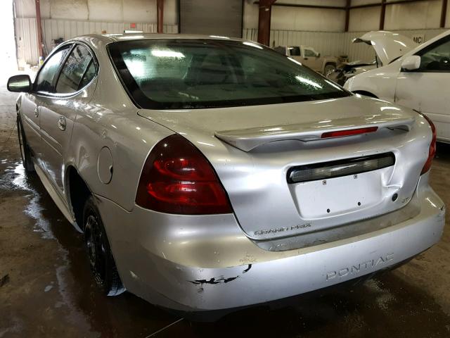 2G2WP522641133278 - 2004 PONTIAC GRAND PRIX SILVER photo 3