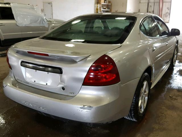 2G2WP522641133278 - 2004 PONTIAC GRAND PRIX SILVER photo 4