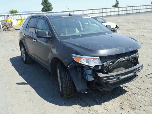 2FMDK4JCXBBA54351 - 2011 FORD EDGE SEL BLACK photo 1