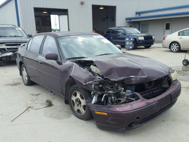 1G1NE52J3Y6258640 - 2000 CHEVROLET MALIBU LS MAROON photo 1