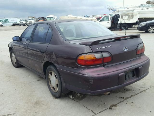 1G1NE52J3Y6258640 - 2000 CHEVROLET MALIBU LS MAROON photo 3