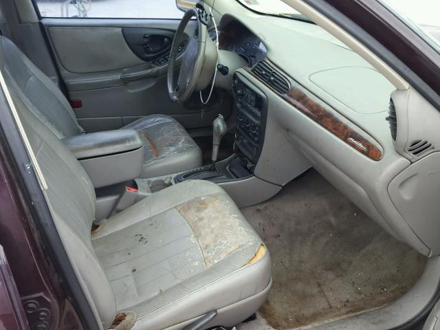 1G1NE52J3Y6258640 - 2000 CHEVROLET MALIBU LS MAROON photo 5