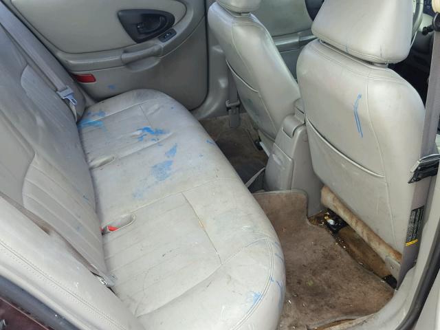 1G1NE52J3Y6258640 - 2000 CHEVROLET MALIBU LS MAROON photo 6