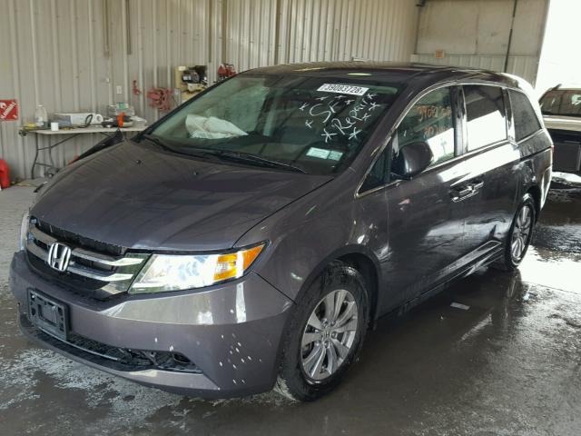 5FNRL5H35GB101251 - 2016 HONDA ODYSSEY SE GRAY photo 2