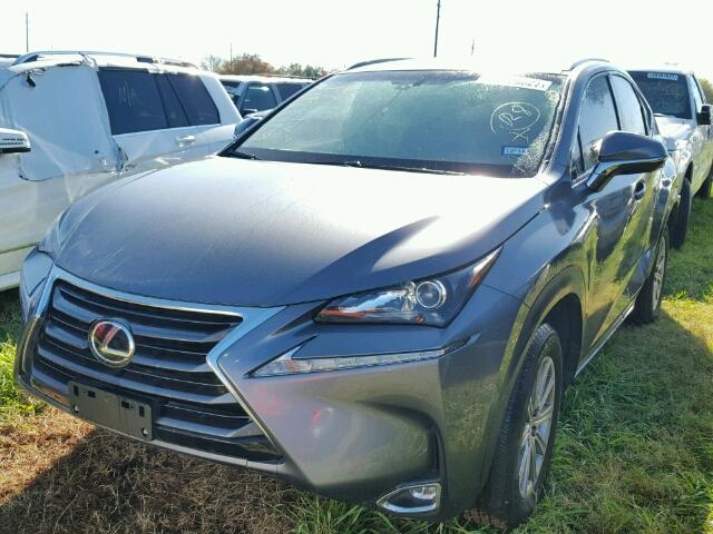 JTJYARBZ0H2056274 - 2017 LEXUS NX 200T CHARCOAL photo 2