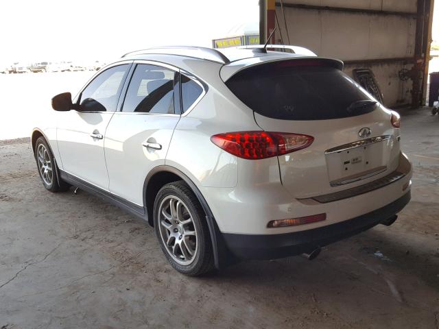 JN1AJ0HP7BM802224 - 2011 INFINITI EX35 BASE WHITE photo 3