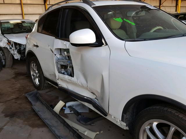 JN1AJ0HP7BM802224 - 2011 INFINITI EX35 BASE WHITE photo 9