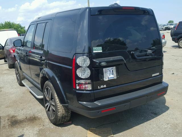 SALAK2V64GA828833 - 2016 LAND ROVER LR4 HSE LU BLACK photo 3