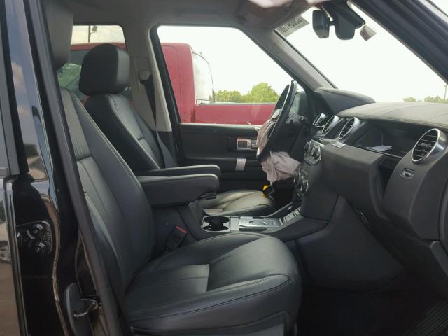 SALAK2V64GA828833 - 2016 LAND ROVER LR4 HSE LU BLACK photo 5