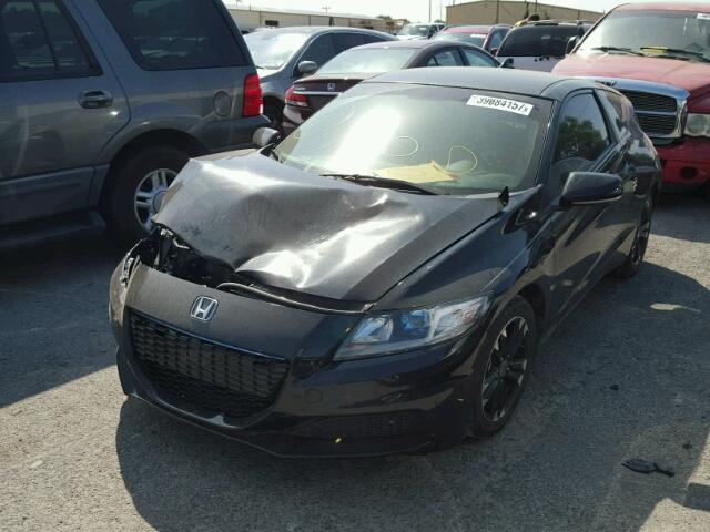 JHMZF1D4XES002308 - 2014 HONDA CR-Z BLACK photo 2