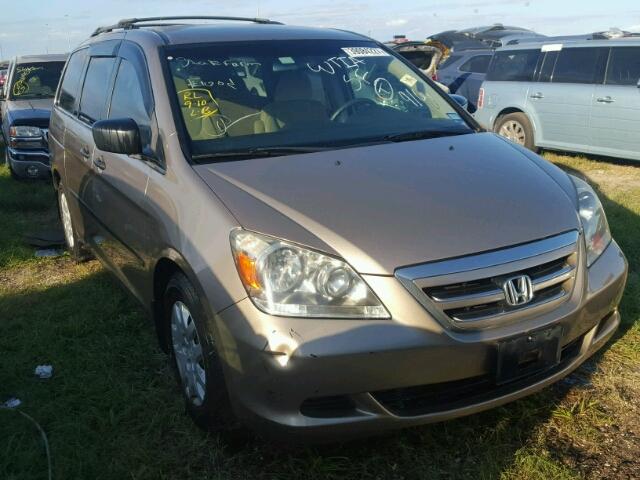 5FNRL38256B108470 - 2006 HONDA ODYSSEY GOLD photo 1