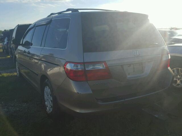 5FNRL38256B108470 - 2006 HONDA ODYSSEY GOLD photo 3