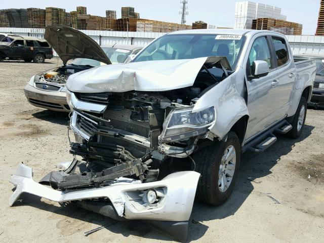 1GCGSCE38G1154232 - 2016 CHEVROLET COLORADO L SILVER photo 2