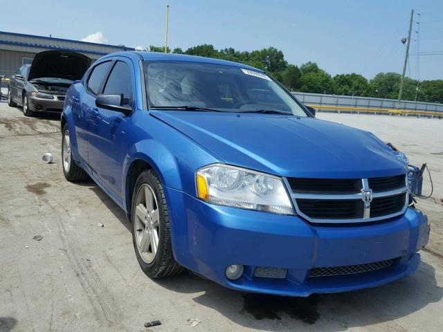 1B3LC56R88N607206 - 2008 DODGE AVENGER SX BLUE photo 1