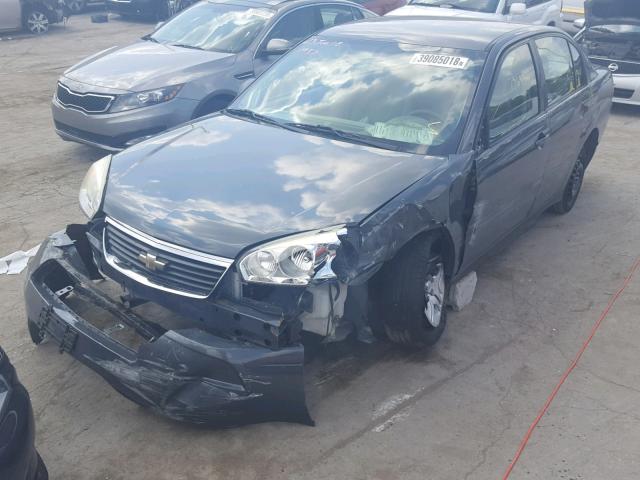 1G1ZS58F98F100185 - 2008 CHEVROLET MALIBU LS ნაცრისფერი ფოტო 2