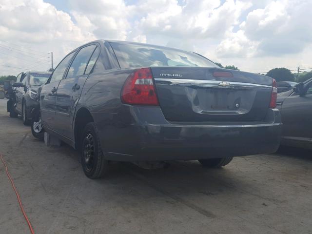 1G1ZS58F98F100185 - 2008 CHEVROLET MALIBU LS ნაცრისფერი ფოტო 3