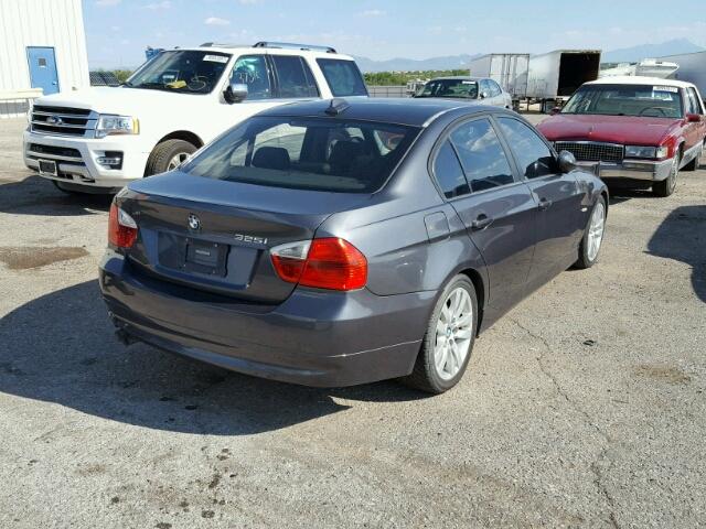 WBAVB13576PT03769 - 2006 BMW 325 CHARCOAL photo 4