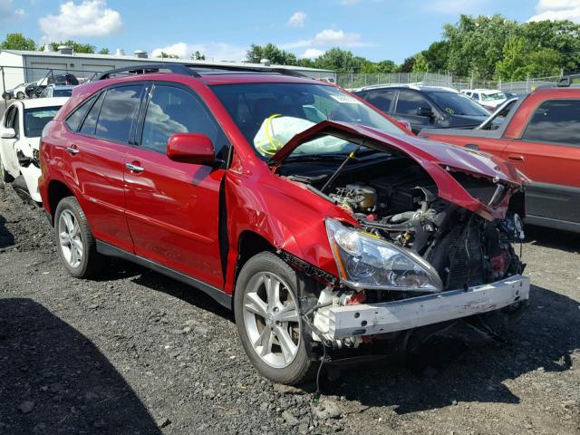 JTJHW31U982062515 - 2008 LEXUS RX 400H RED photo 1