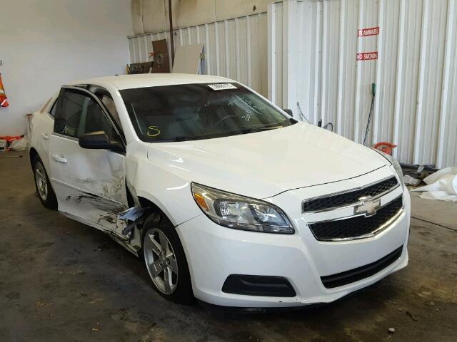 1G11B5SA3DF340286 - 2013 CHEVROLET MALIBU LS WHITE photo 1